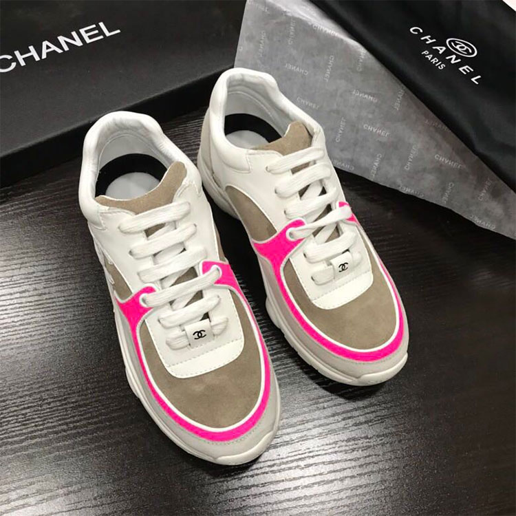 2018 chanle women Sneaker inside Lambskin