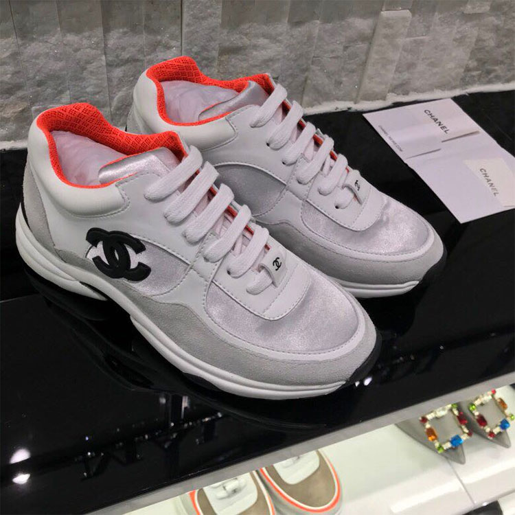 2018 chanle women Sneaker inside Lambskin