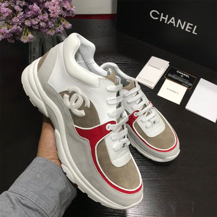 2018 chanle women Sneaker inside Lambskin