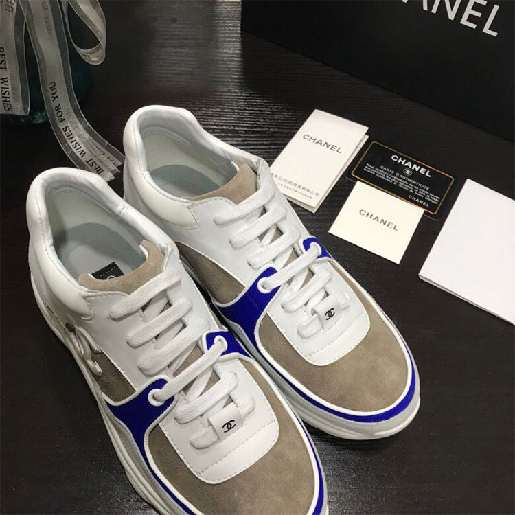 2018 chanle women Sneaker inside Lambskin