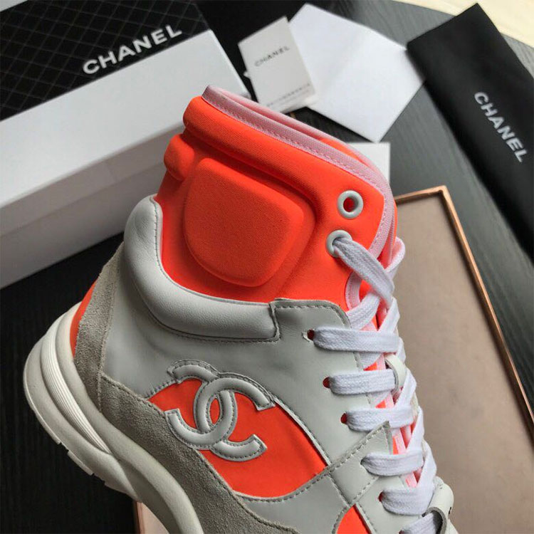 2018 chanle women Sneaker inside Lambskin