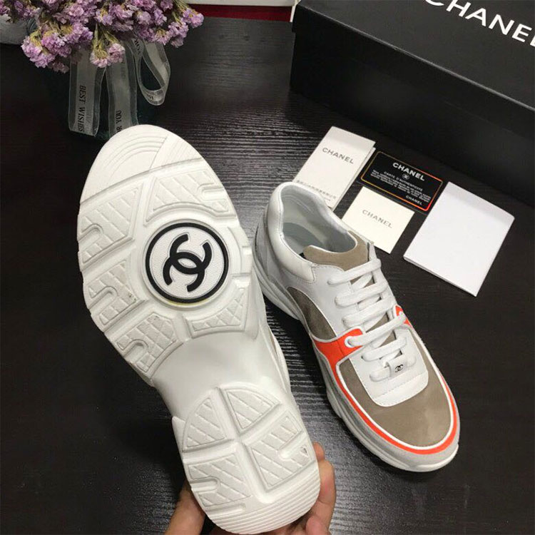 2018 chanle women Sneaker inside Lambskin