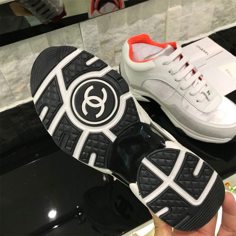 2018 chanle women Sneaker inside Lambskin