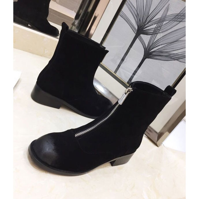 2018 chanle women boots in velvet