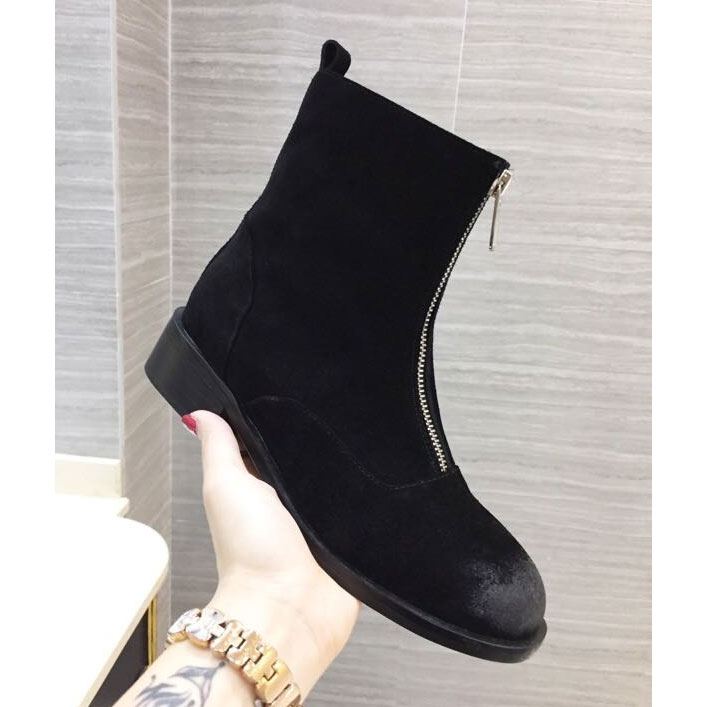 2018 chanle women boots in velvet