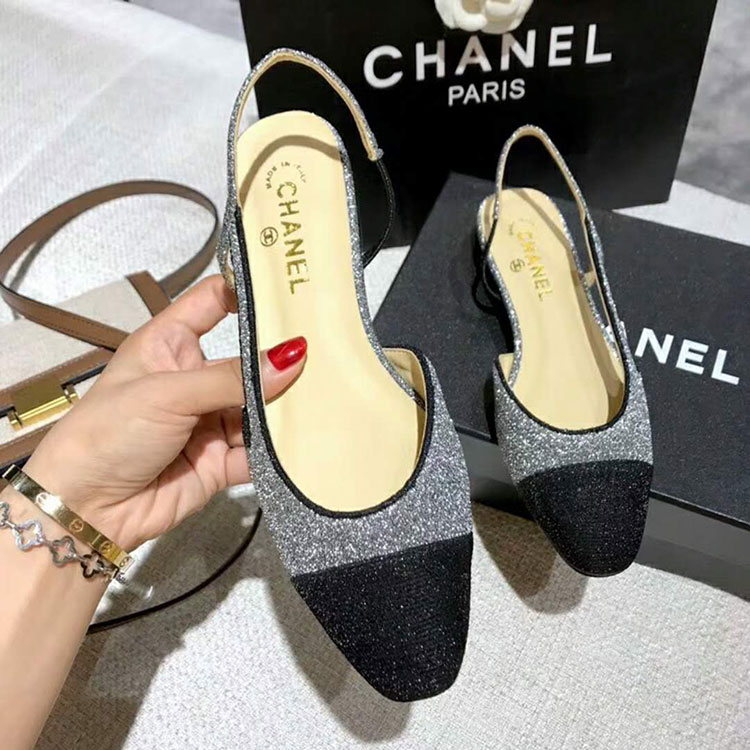 2018 chanle women shoes Heel 2cm