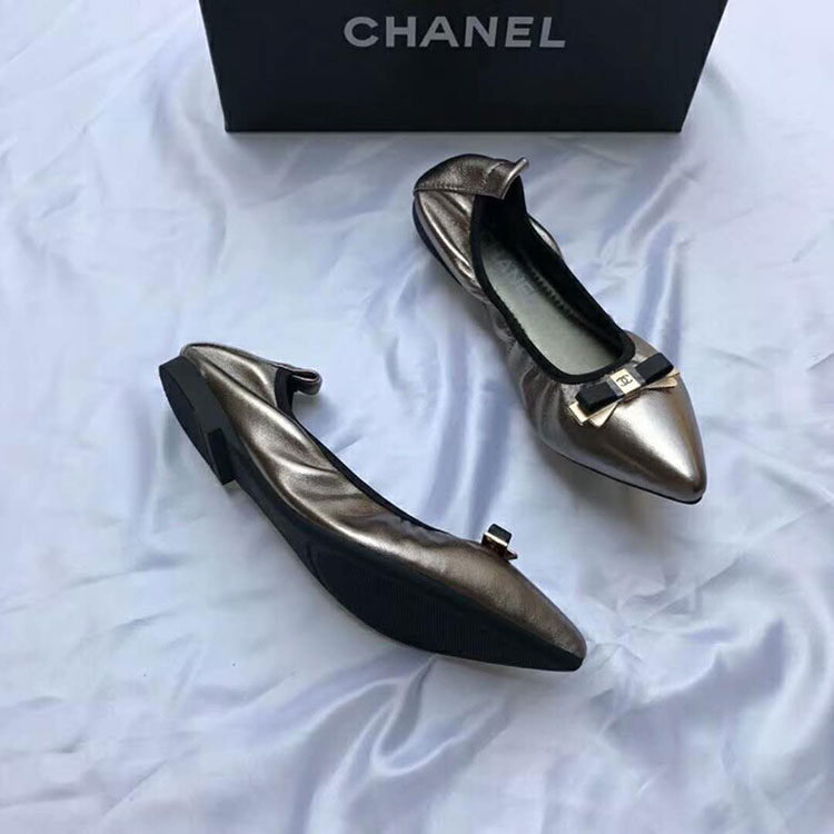 2018 chanle women shoes in Lambskin