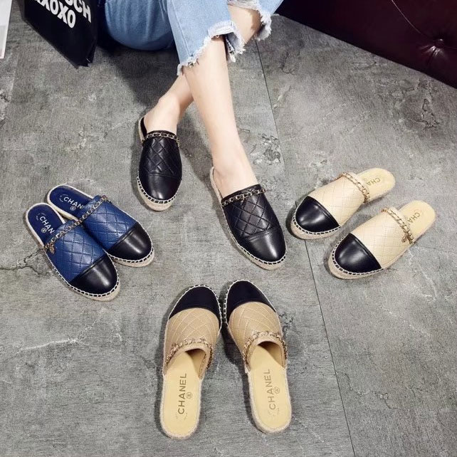 2018 chanle women shoes in Lambskin