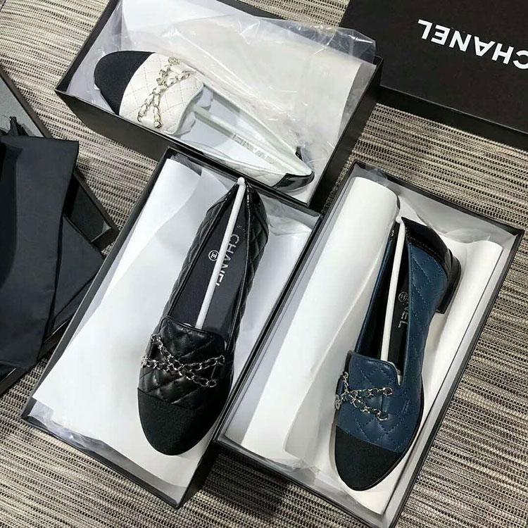 2018 chanle women shoes in Lambskin