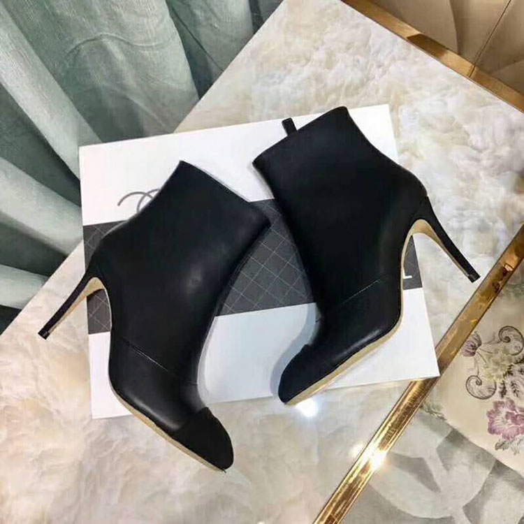 2018 chanle women shoes in Lambskin Heel 7cm