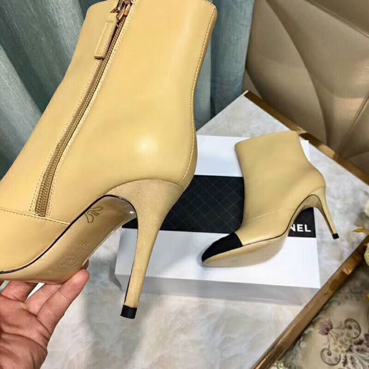 2018 chanle women shoes in Lambskin Heel 7cm