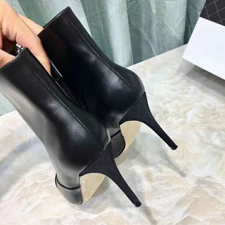 2018 chanle women shoes in Lambskin Heel 7cm