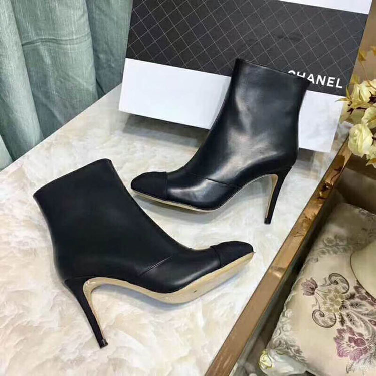 2018 chanle women shoes in Lambskin Heel 7cm