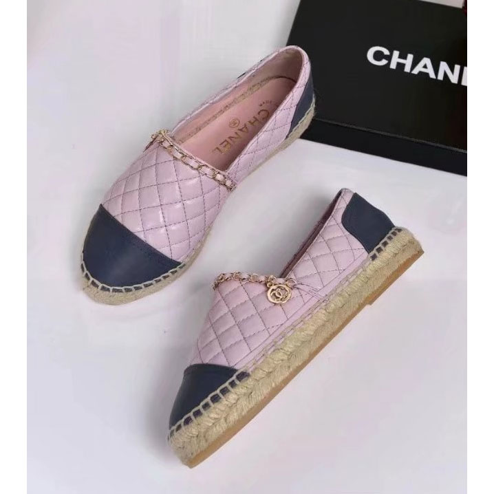 2018 chanle women shoes in Lambskin leather