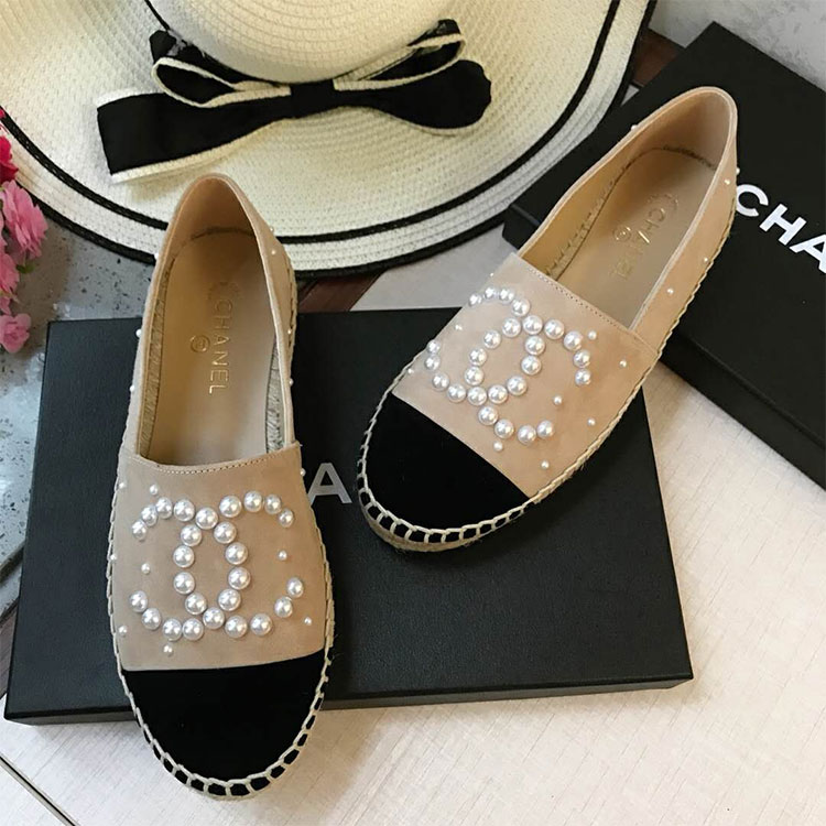 2018 chanle women shoes in Nubuck leather