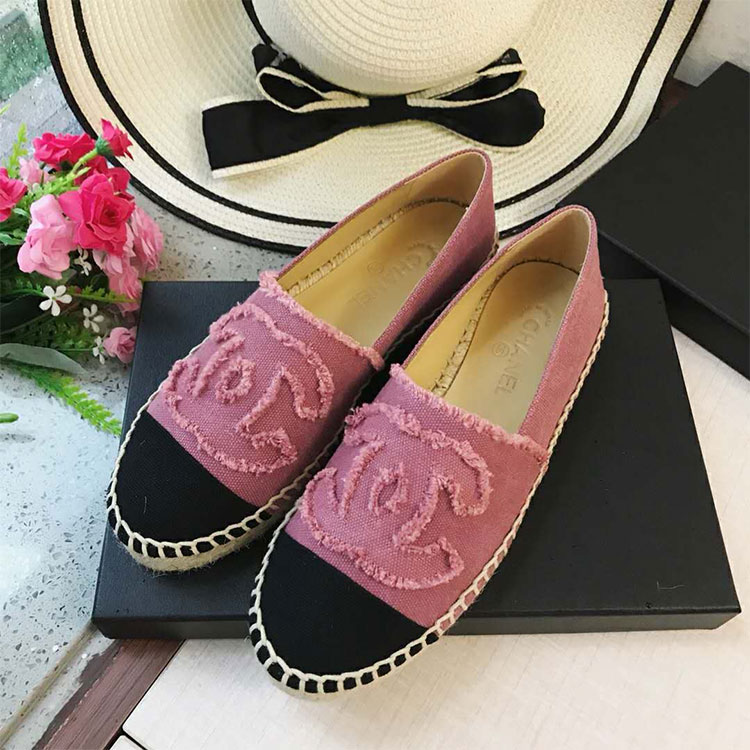 2018 chanle women shoes in denim