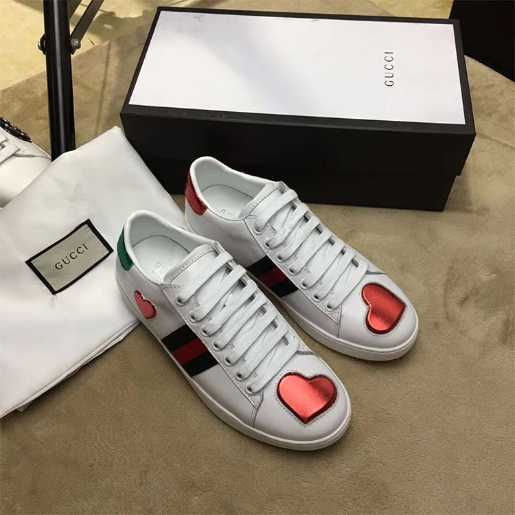 2018 gucci Sneakers shoes in Calfskin inside Lambskin