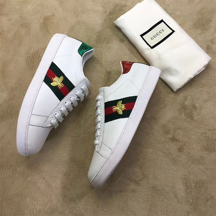 2018 gucci Sneakers shoes in Calfskin inside Lambskin