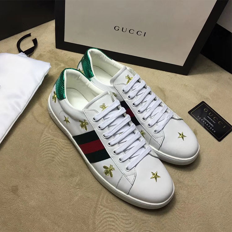 2018 gucci Sneakers shoes in Calfskin inside Lambskin