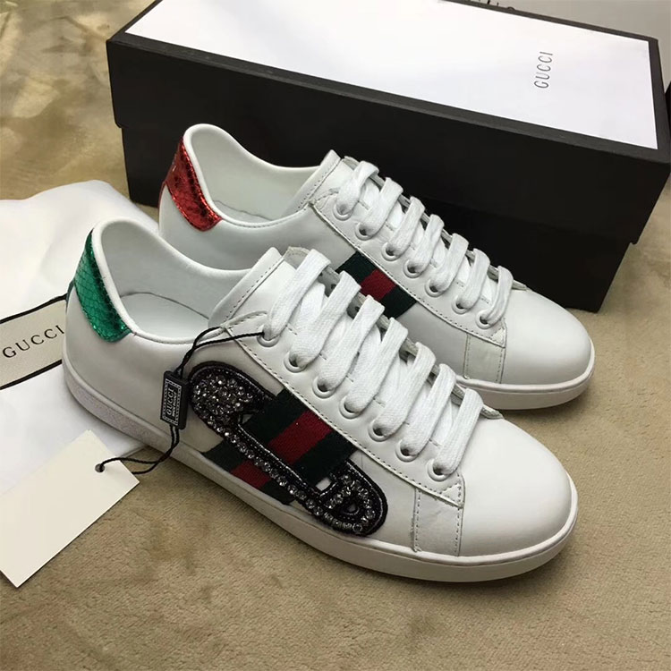 2018 gucci Sneakers shoes in Calfskin inside Lambskin