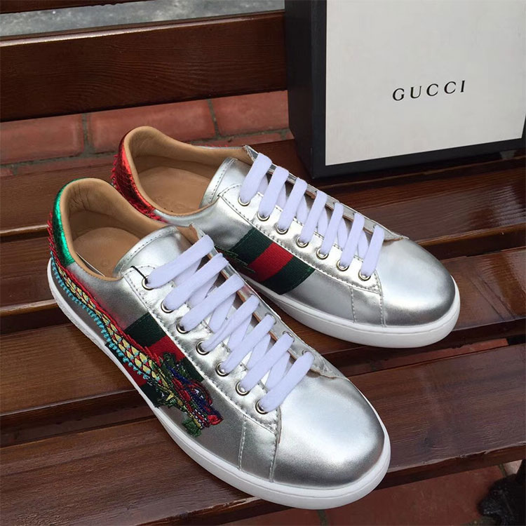 2018 gucci Sneakers shoes in Calfskin inside Lambskin