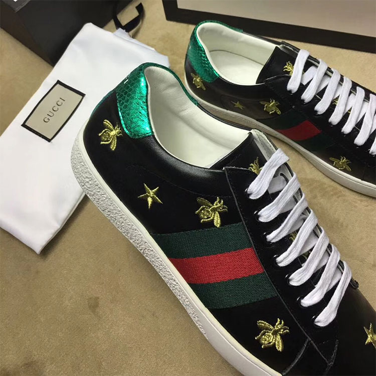 2018 gucci Sneakers shoes in Calfskin inside Lambskin