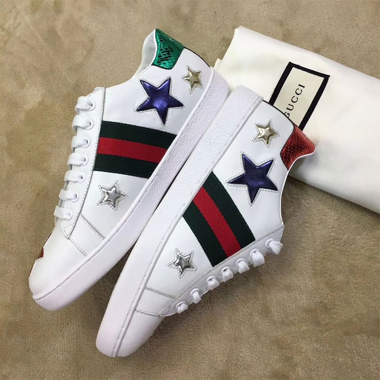 2018 gucci Sneakers shoes in Calfskin inside Lambskin