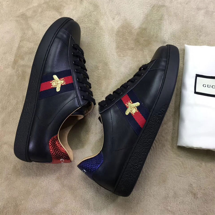 2018 gucci Sneakers shoes in Calfskin inside Lambskin