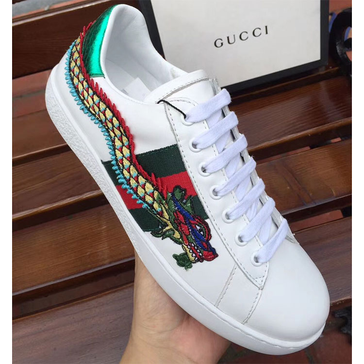 2018 gucci Sneakers shoes in Calfskin inside Lambskin