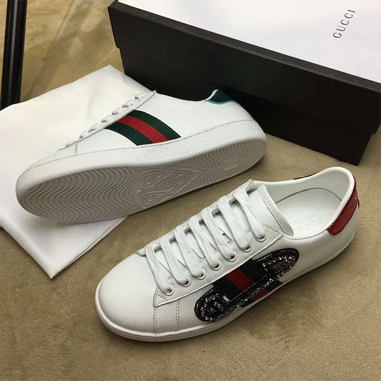 2018 gucci Sneakers shoes in Calfskin inside Lambskin