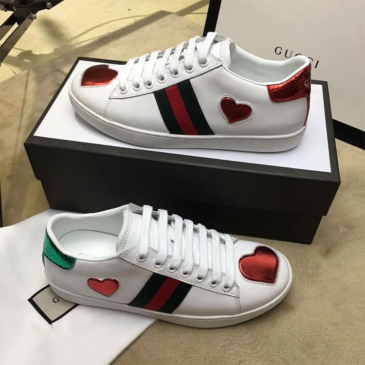 2018 gucci Sneakers shoes in Calfskin inside Lambskin