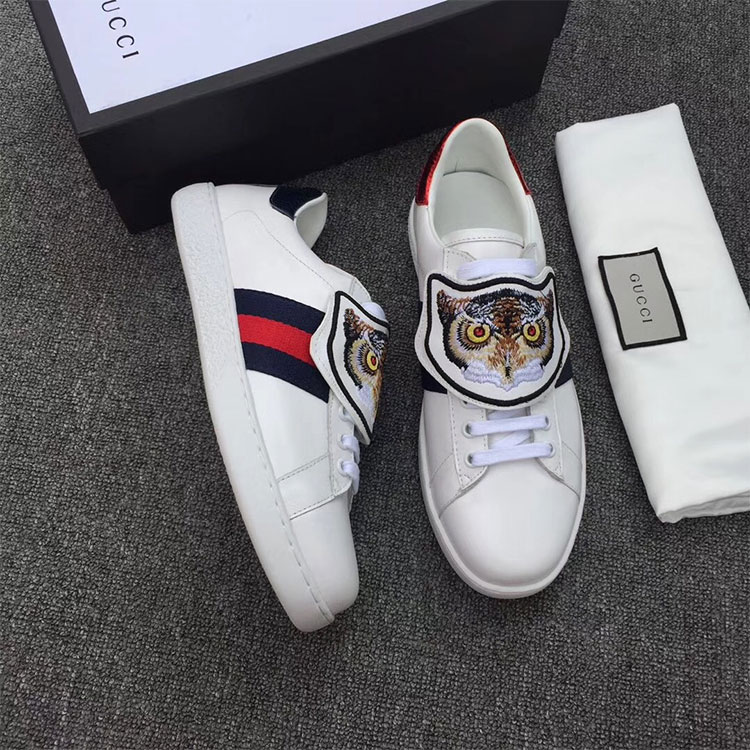 2018 gucci Sneakers shoes in Calfskin inside Lambskin