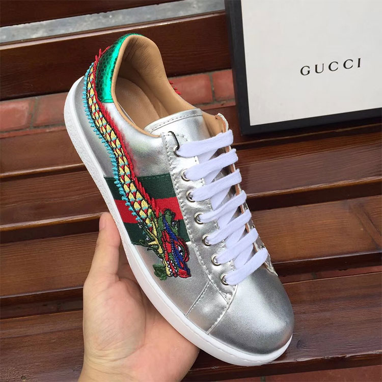 2018 gucci Sneakers shoes in Calfskin inside Lambskin