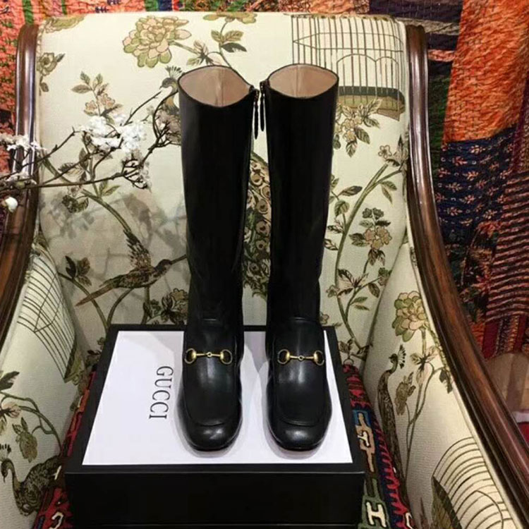 2018 gucci women Boots in Calfskin