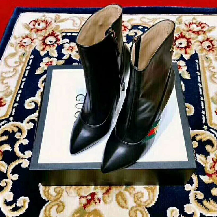 2018 gucci women Boots in Calfskin Heel 10cm