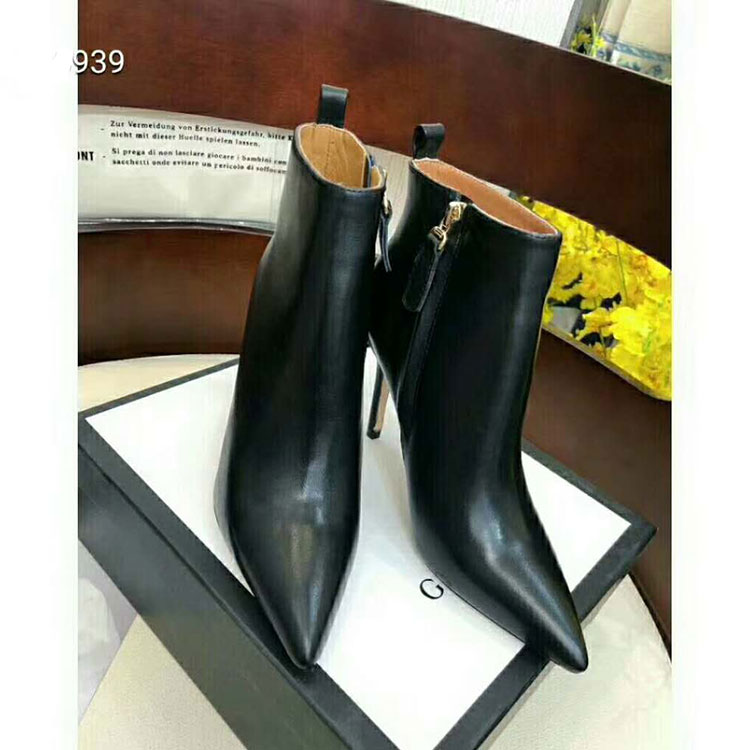 2018 gucci women Boots in Calfskin Heel 10cm