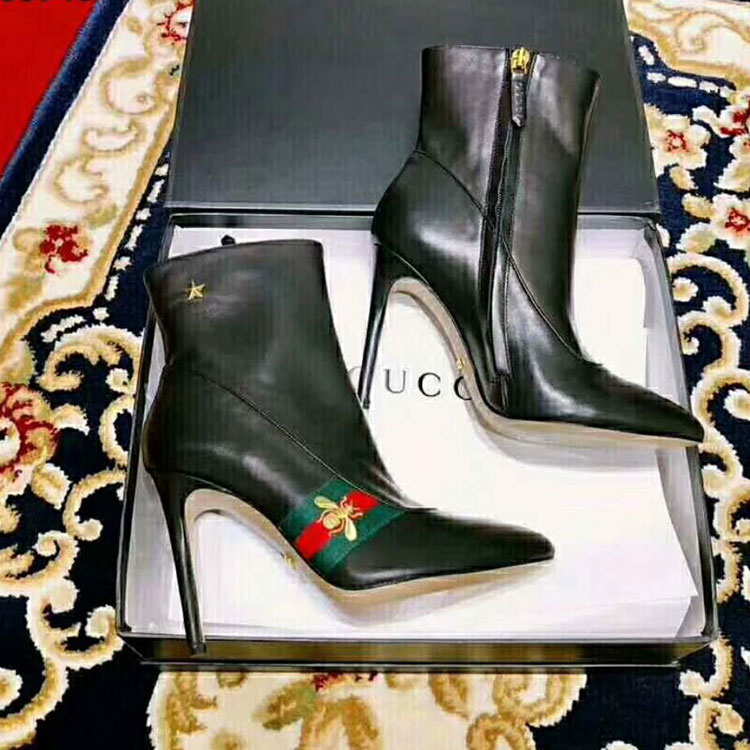 2018 gucci women Boots in Calfskin Heel 10cm