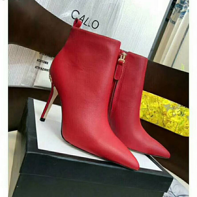 2018 gucci women Boots in Calfskin Heel 10cm