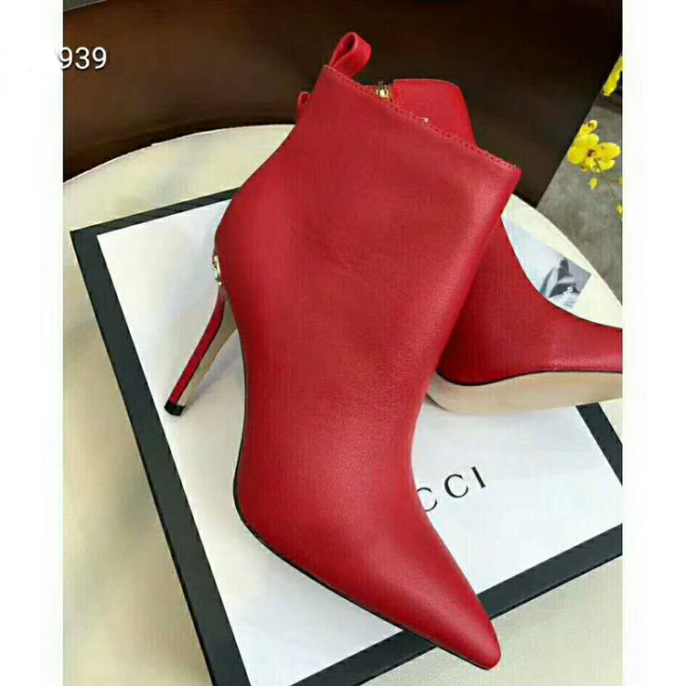 2018 gucci women Boots in Calfskin Heel 10cm