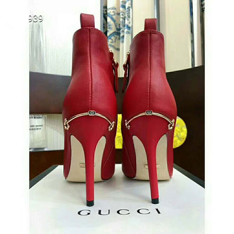 2018 gucci women Boots in Calfskin Heel 10cm