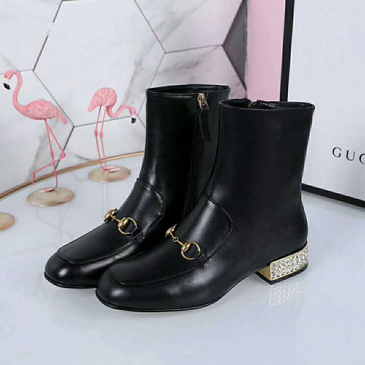 2018 gucci women Boots in Calfskin Heel 2.5cm