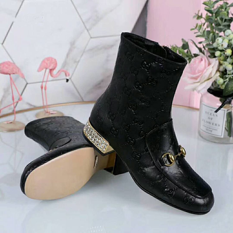 2018 gucci women Boots in Calfskin Heel 2.5cm