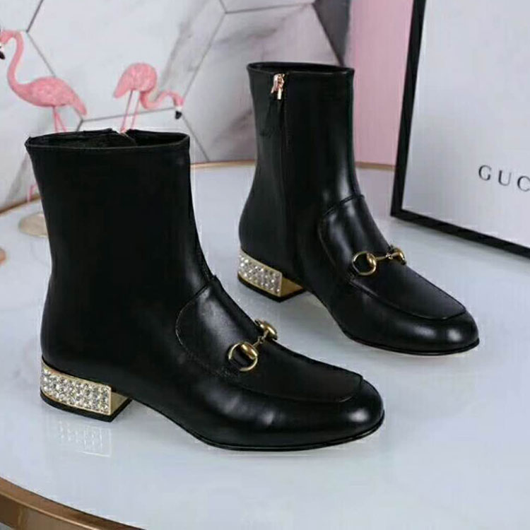 2018 gucci women Boots in Calfskin Heel 2.5cm