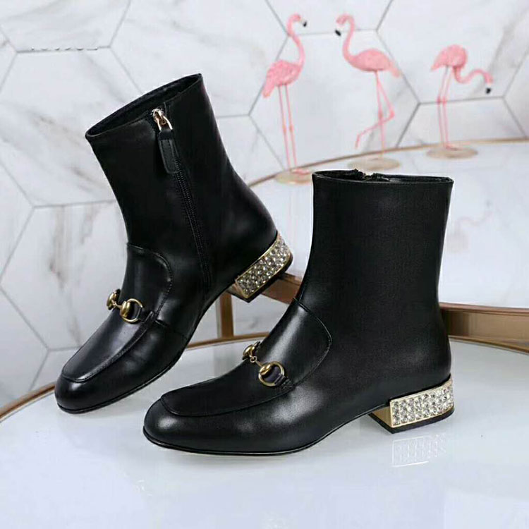 2018 gucci women Boots in Calfskin Heel 2.5cm