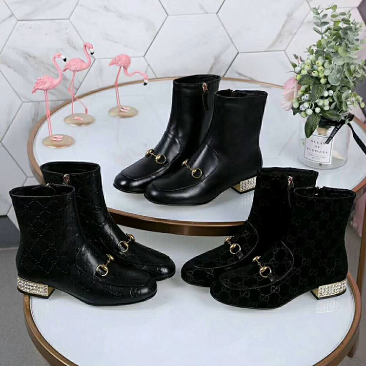 2018 gucci women Boots in Calfskin Heel 2.5cm