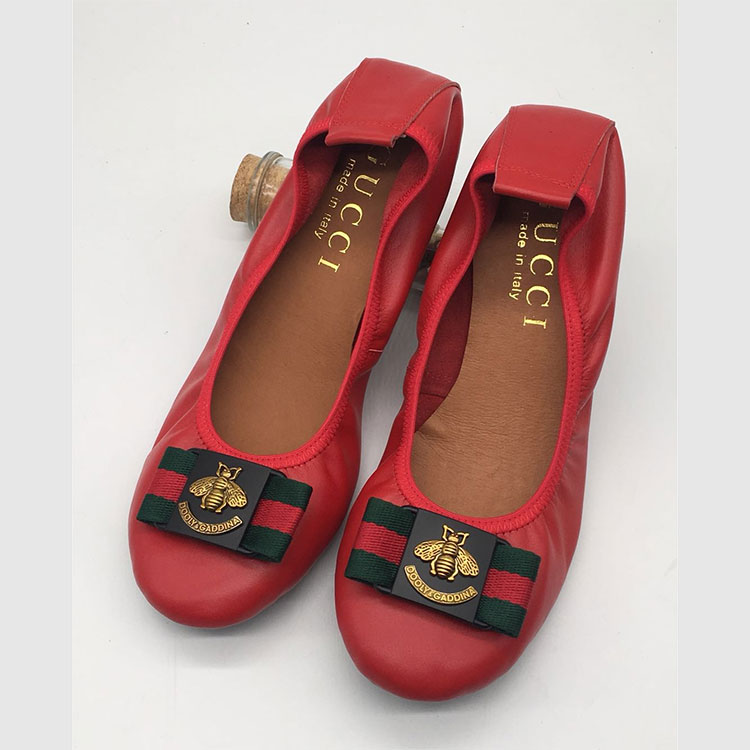 2018 gucci women Dancing shoes in Calfskin