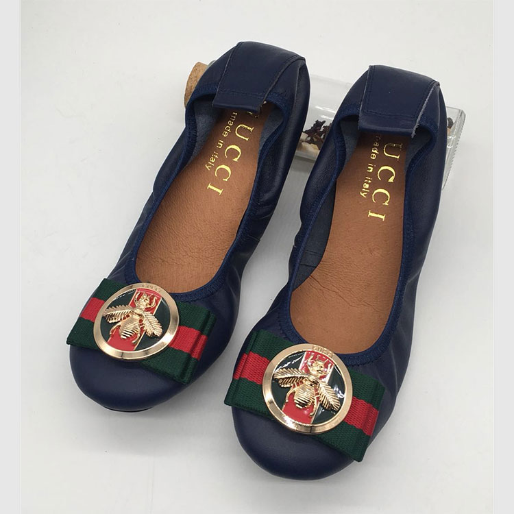 2018 gucci women Dancing shoes in Calfskin