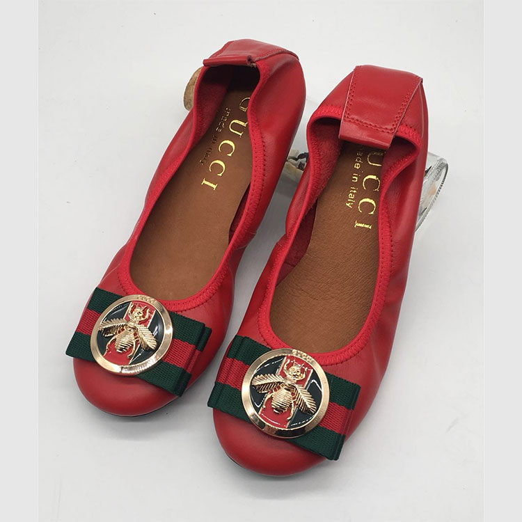 2018 gucci women Dancing shoes in Calfskin