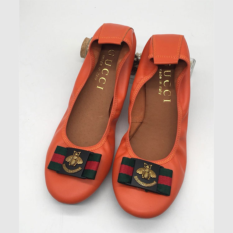 2018 gucci women Dancing shoes in Calfskin