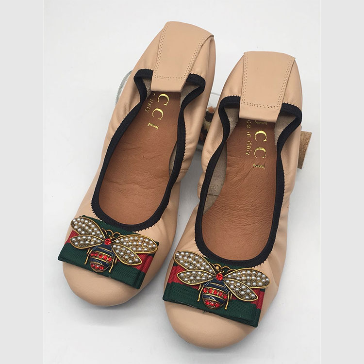 2018 gucci women Dancing shoes in Calfskin